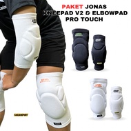 SIKU Jonas V2 Pro Touch Premium Thick Safety Gear Futsal Knee Elbow Protector Package
