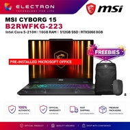 MSI Cyborg 15 B2RWFKG-223 15.6 FHD Gaming Laptop Pre-Installed Microsoft Office( NVIDIA® GeForce RTX
