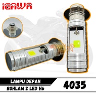H6 Headlight Bulb 2 LED Motorcycle Headlight
