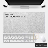 Mouse Pad Laptop Keyboard XXL Non Slip Mat 785x400x3mm Wool Felt Desk Protector Table Laptop Cushion For Gaming &amp; Work