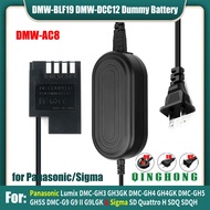 BP-61 DMW-BLF19 Dummy Battery DMW-DCC12 &amp; DMW-AC8 AC Power Adapter for Panasonic DMC-GH3 GH4 GH5 GH5s G9 II G9L GK for Sigma SD Quattro H SDQ SDQH Cameras