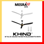 KHIND 60" BL DC Ceiling Fan Matte Black/Matte White CF683DC