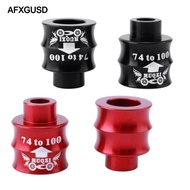 [AFXGUSD] 1 Pair Bicycle Hub Conversion Seat 74mm To 100mm Extension Axle Hub Adapter - Lightweight 