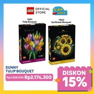 LEGO Bouquet Bundle - LEGO Botanicals 11501 Tulip Bouquet + LEGO Botanicals 11502 Sunflower Bouquet