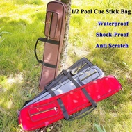 【In stock】[] Waterproof Pool Cue Anti Scratch 1/2 Shock Snooker Pool Cue Bag Pool Cue Storage Pouch 