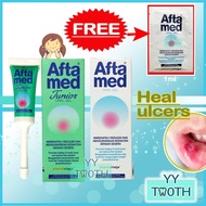 J14I Aftamed gel oral gel ulcer mouth gel ulcer mulut ubat ulser 8ml Exp11/2026