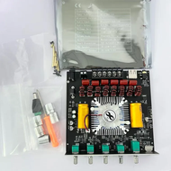 ZK-AS21 โมดูลเครื่องขยายเสียงดิจิตอล 220WX2 + 350W บอร์ดขยายสัญญาณเสียงบลูทูธ 5.1ช่อง2.1ซับวูฟเฟอร์เ