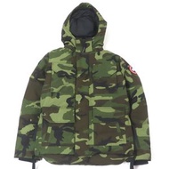 CANADA GOOSE) 4550M MAITLAND PARKA 迷彩logo貼片羽絨服，綠色，S碼，正品，加拿大製造，男款，成色極佳。