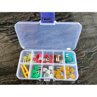 45 Pcs Micro2 Car Fuses + Fuse Clamps