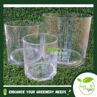 Cylindrical Glass Vase