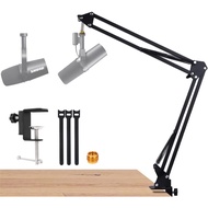 For Shure sm7b mv88+ and mv7 boom arm, Mic desk stand Compatible with Shure sm7b and Shure mv7 Micro