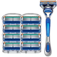 Five-Layer Razor Manual Razor Holder Blade Beard Blade Razor Portable Men's Razor Blade