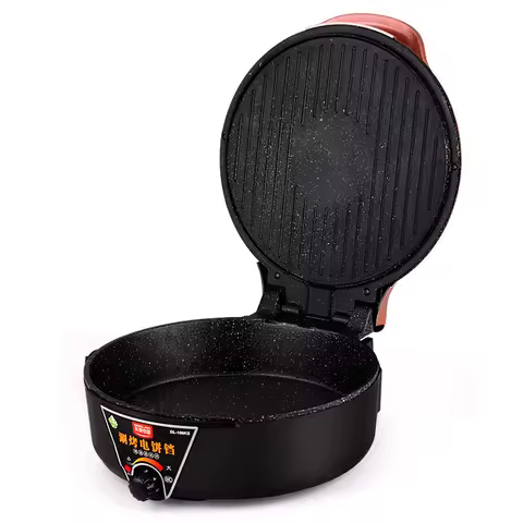 Smokeless Double-sided Heating Grill Multifunctional Electric Baking Pan Deepen Grill Pan Hot Pot