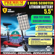 sepeda lipat / sepeda lipat terbaru / sepeda lipat dewasa - skuter+lithium merah