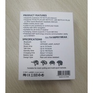 BLUETOOTH ID221 TA100 PLUS CYCLING HEADSETS/ TA 100 PLUS CYCLING BLUETOOTH HEADSET MULTI-SPORT HELME