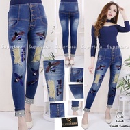 Harwes Ripped Jeans For Women | Celana Jeans wanita cewek harwes robek