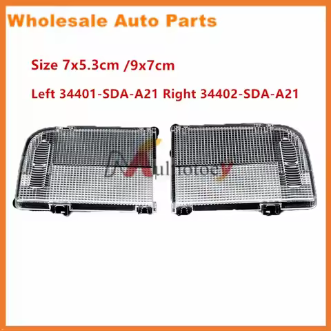 Two option 7x5.3cm/9x7cm 34401-SDA-A21 34402-SDA-A21 New Front Rear Dome Light Lens Reading Lamp Cov