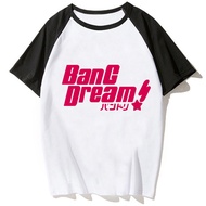 Bang Dream t shirt women comic tshirt female Japanese manga designer clothes