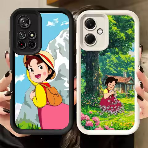 Phone Case for Xiaomi Poco X7 X6 X5 X3 Pro Heidi Cartoon Cute Shell M8 M7 M6 M5S X4 Redmi 15C 15 14C