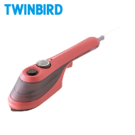 日本TWINBIRD-手持式陶瓷蒸氣熨斗(珊瑚粉)SA-H201TWP