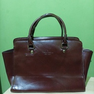 Tas Kulit Glossy Asli The Bag Premium New York Original Preloved