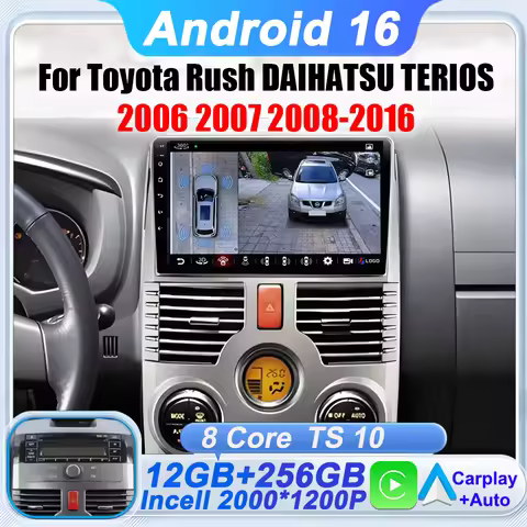 For Toyota Rush DAIHATSU TERIOS 2006-2016 Carplay Auto Screen Android Autoradio Car Multimedia Playe