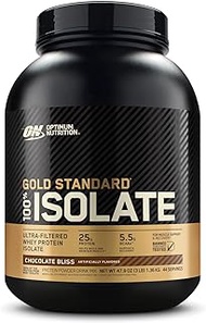 Optimum Nutrition Gold Standard 100% Isolate Protein Powder Drink Mix Chocolate Bliss 44 Servings, 3 lb