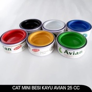 CAT MINI BESI KAYU AVIAN 25 CC / CAT SINTETIK / CAT MINYAK AVIAN KECIL