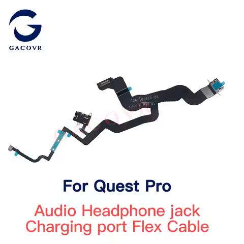 Original Charging Port Flex Cable P/N 330-01210-06 For Meta Quest Pro VR Headset Type-C Power Audio 