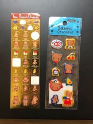 （絕版）Sanrio Mr. Bear’s Dream sticker 貼紙