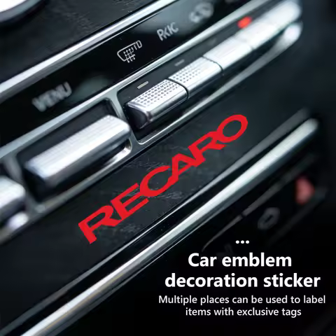 Car Emblem Wiper Stickers Decor Decals Accessories For Recaro