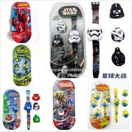 Kids Watch Cartoon 3D Digital Toy Watch / Jam Pony /Spiderman / Hello Kitty /Jam Tangan Frozen
