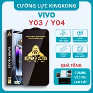 VIVO Y03 / Y04 Kingkong full screen tempered glass | VIVO screen protector| Unicase