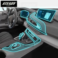 For BMW I8 I12 I15 2014-  2023Car Interior Center Console Transparent TPU PPF Protective Film Anti-s