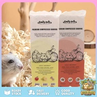 EMILY PETS 1KG Bath Premium Wood Flakes / Bedding Hamster / Habuk Kayu Hamster / 仓鼠木屑