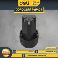 Deli Cordless Drill Mesin Bor Baterai / Mesin Bor Tangan 12V High Torque EDL-DZ12-4A2