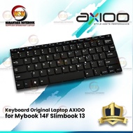 Terlaris Keyboard Original Laptop Axioo Mybook 14F Slimbook 13 (Black)