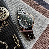 [Original] Alexandre Christie 6463 MCBBRBA Chronograph Men's Watch Black Stainless Steel | Official Warranty
