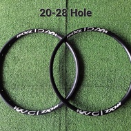 RIMS VELG MXL DX24 20" MURNI 406 DISC ALLOY 20-28 HOLE BLACK - Goes Store87