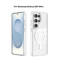 Space Series Magnetic Phone Case For Samsung Galaxy S26 S23 S24 S25 Ultra S25 Plus Clear Acrylic Bac