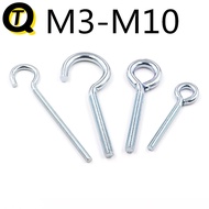 With Ring Question Mark Ring Bolt M3-M10 Hook Machine Tooth Lamp Hook Sheep Eye Opening Closed Type 