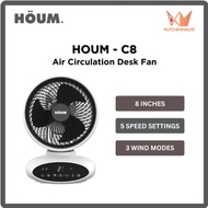 HOUM - 8inches Air Circulation Desk Fan / Table Fan | C8