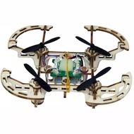 Assemble diy Drone DIY Wooden Assembly Drone Fixed Height Quadcopter Model Aircraft Teaching 25.11.1