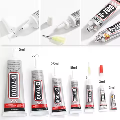 3ml/9ml/15ml/25ml/50ml B7000 Glass Plastic Universal DIY Glue B-7000 Clear Contact Phone Repair Adhe