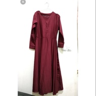 Maroon Gamis by Aska.id (sold)