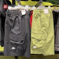 Nike耐克黑色春夏季新款工裝五分男運動寬松中DM6834