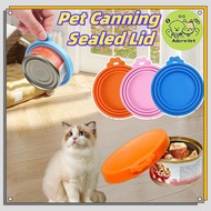 Pet Canning Sealed Lid Multiple Colors Safe Silicone Cat Dog Food Preservation Storage Top Cap