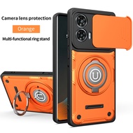 For Motorola G85 Case Moto G96 Cover moto edge50 Fusion Magnetic Armor Shockproof Ring Holder Case M