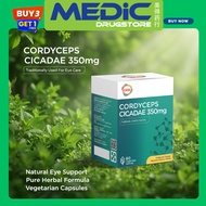 Medic Drugstore Cordyceps Cicadae 350mg (60'S)虫草 金蝉花 | Eye Supplement | Trea‘tment For Glaucoma  kap