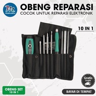 Obeng Set Reparasi Laptop Komputer Pc Elektronik 10 In 1